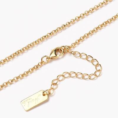Brass Rolo Chain Necklaces