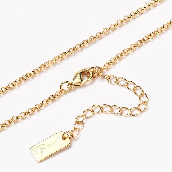 Brass Rolo Chain Necklaces