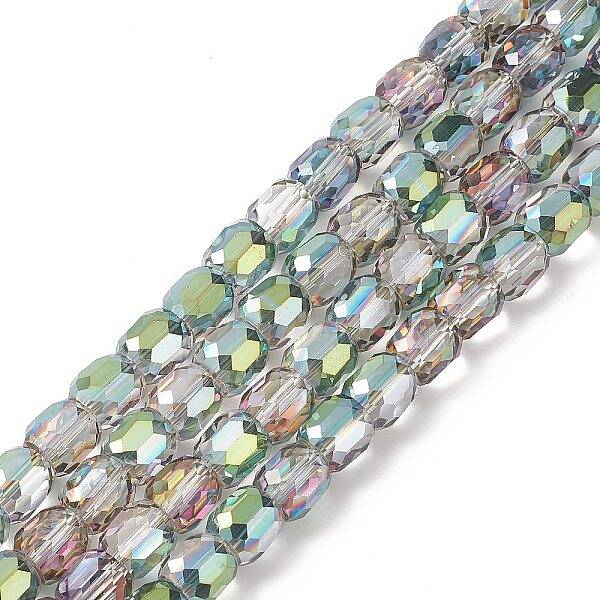 Electroplate Opaque Glass Beads