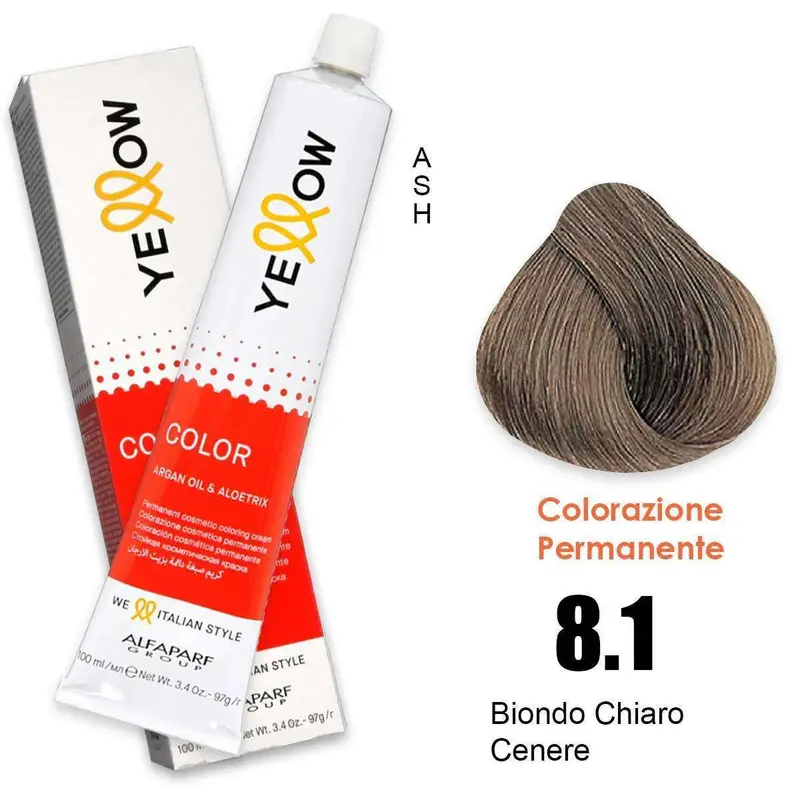 Alfaparf Yellow Color Permanent 8.1 100Ml