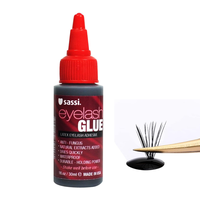 Sassi Eyelash Glue 1 fl.oz  | Waterproof, Long-Lasting Eyelash Adhesive | Made in USA | Quick-Drying, Durable Lash Glue Gentl...