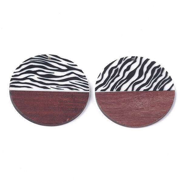Printed Resin & Wood Pendants
