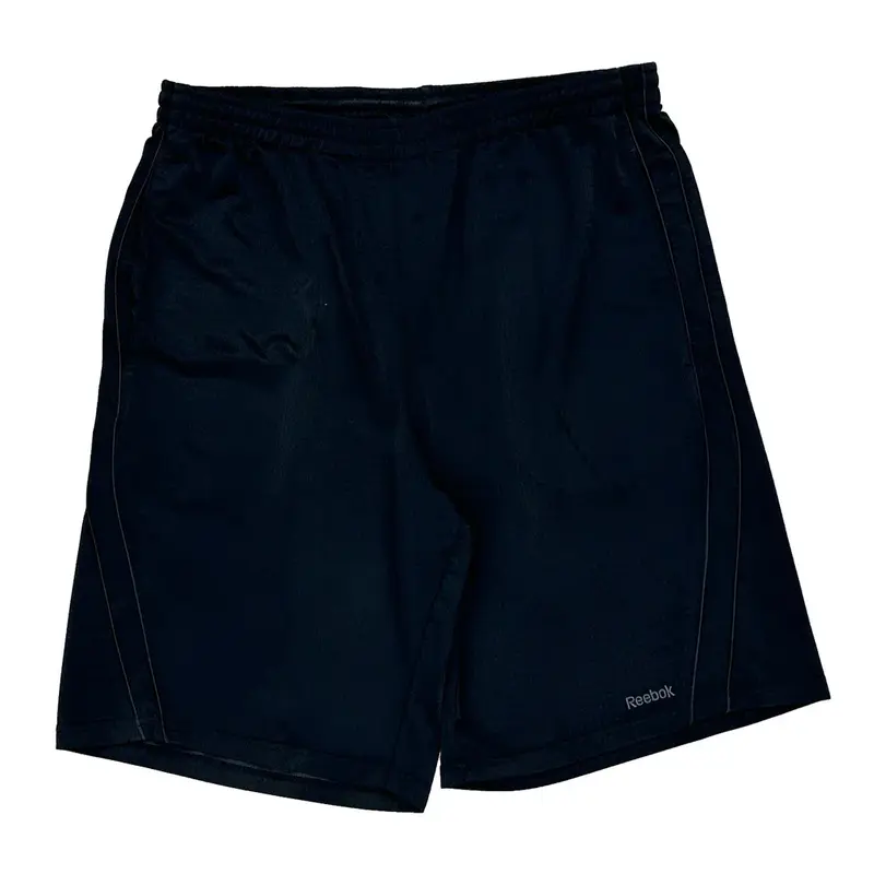 Reebok Sport Shorts - Large Black Polyester