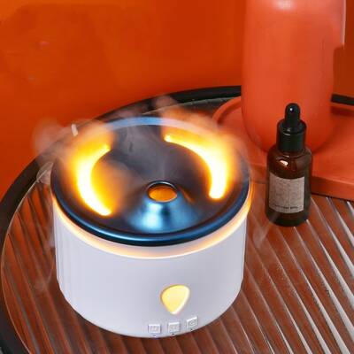 Ultrasonic Water Atomization Humidifier Desktop Volcano Aromatherapy