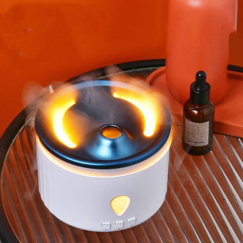 Ultrasonic Water Atomization Humidifier Desktop Volcano Aromatherapy