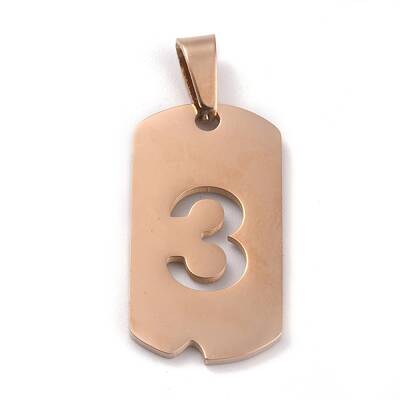 Ion Plating(IP) 304 Stainless Steel Pendants