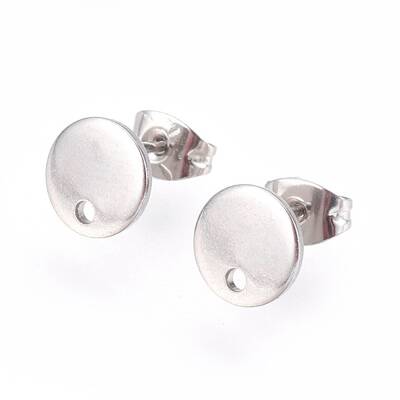 Non-Tarnish 304 Stainless Steel Stud Earring Findings