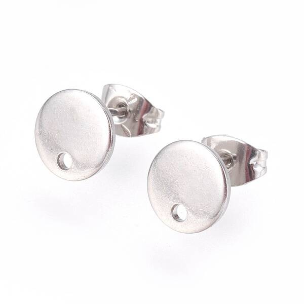 Non-Tarnish 304 Stainless Steel Stud Earring Findings