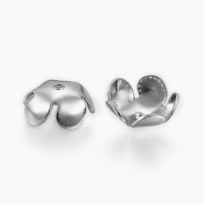 Tarnish Resistant 304 Stainless Steel Bead Cap