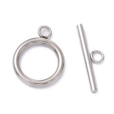 Non-Tarnish 304 Stainless Steel Toggle Clasps