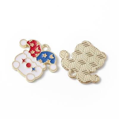 Circus Theme Alloy Enamel Pendants