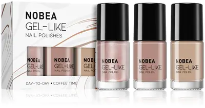 NOBEA Day to Day Fresh Frost Nude Nail Polish Set