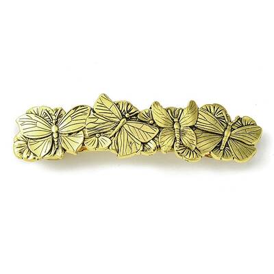Butterfly Alloy Hair Barrettes