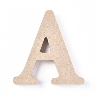 Letter Unfinished Wood Slices