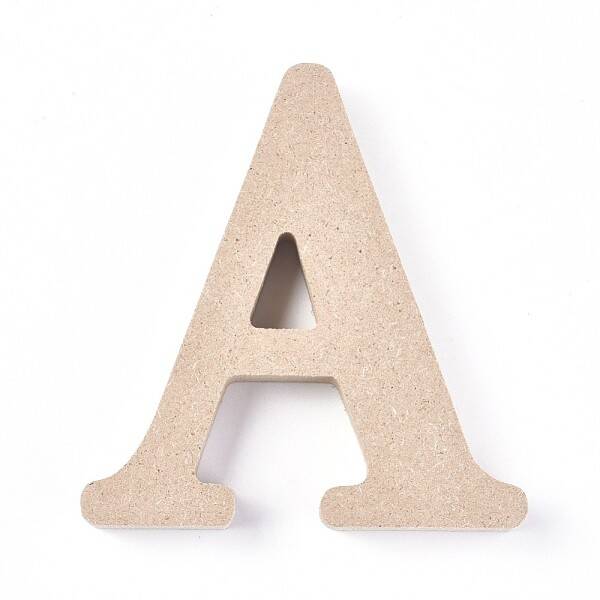 Letter Unfinished Wood Slices