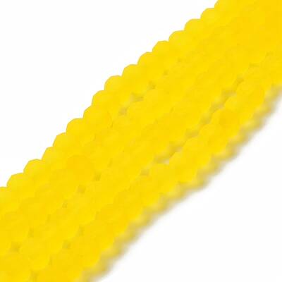 Transparent Glass Beads Strands