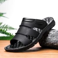 Men's casual slippers,New summer fashion black sandals,Black, brown men's sandals Fathersdaygift Walking Shoes