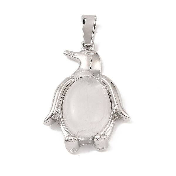 Natural Quartz Crystal Pendants
