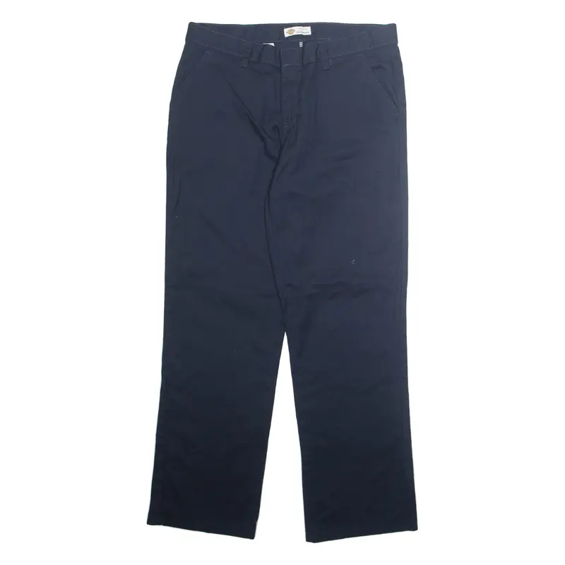 DICKIES Chino Womens Trousers Blue Regular Straight W32 L29