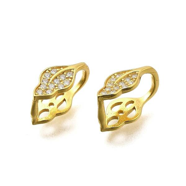 925 Sterling Silver Cubic Zirconia Pendants Bails