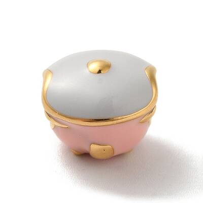 Ion Plating(IP) 304 Stainless Steel Enamel European Beads