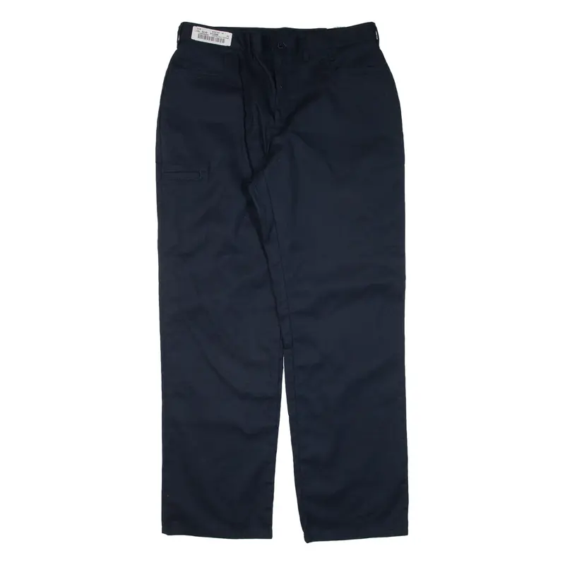 DICKIES Workwear Womens Trousers Blue Regular Straight W33 L30