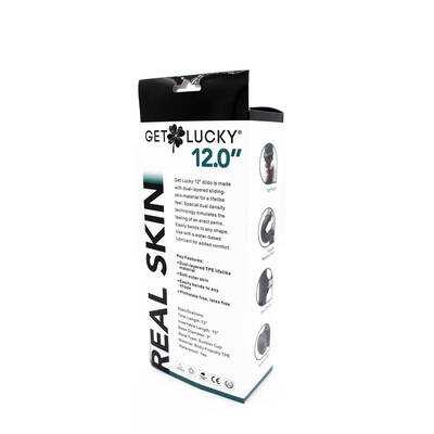 Real Skin 12 Inch Dual Layer Dong Dk Brown