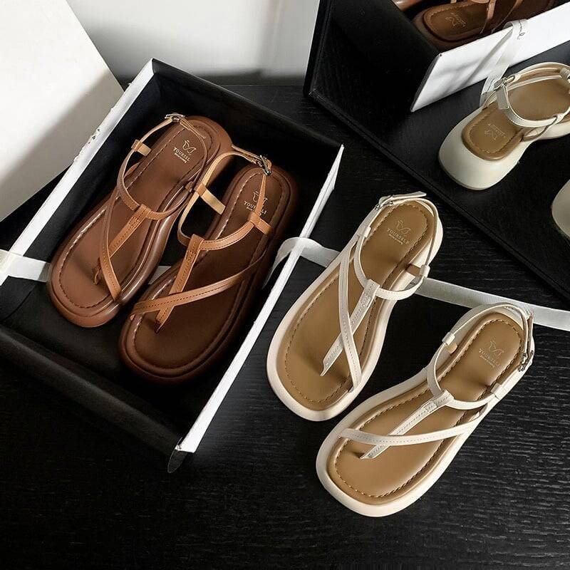 CHIKO Luisa Open Toe Block Heels Platforms Sandals