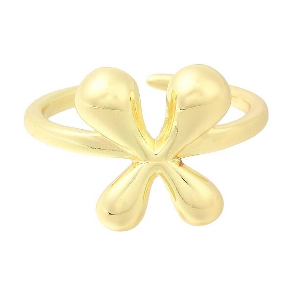 Rack Plating Brass Open Cuff Rings