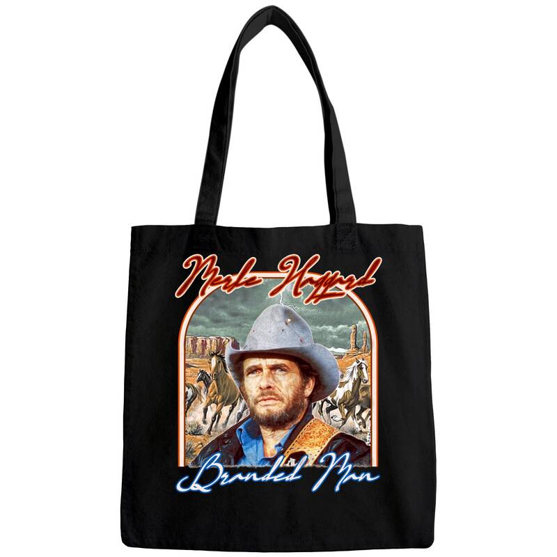 Merle Haggard ))(( Retro Branded Man Tribute - Merle Haggard - Bags