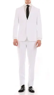 Suits For Men - Discounted Affordable Suit in White