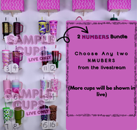 【Live Bundle】2 Meoky Cups Stainless Steel, Leak Proof, size[24oz 32oz,40oz,50oz] Keep Cold for 24 hours and warm 8 hours