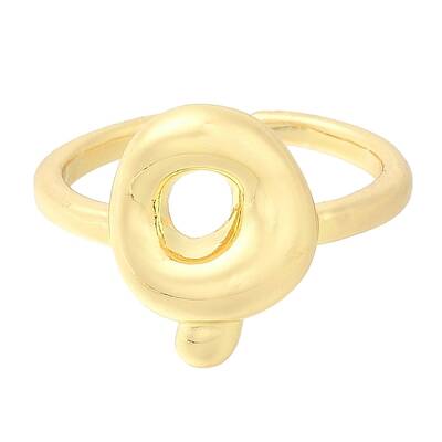Rack Plating Brass Open Cuff Rings