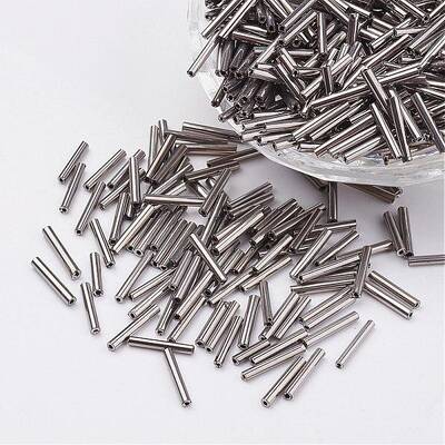 Glass Bugle Beads
