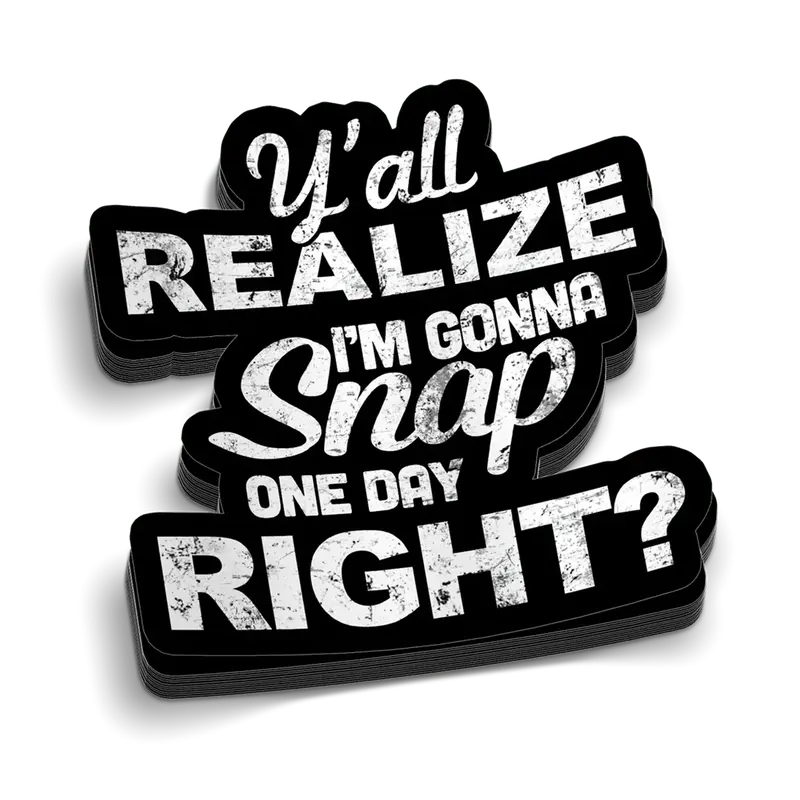 Snap Someday Hard Hat Decal