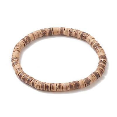 Coconut Beaded Stretch Bracelet for Men Women