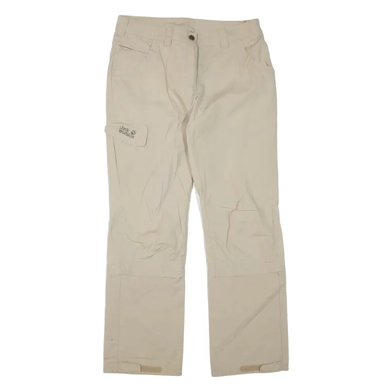 JACK WOLFSKIN Womens Trousers Beige Regular Straight W32 L32