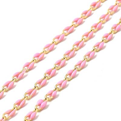 Brass Enamel Curb Chains