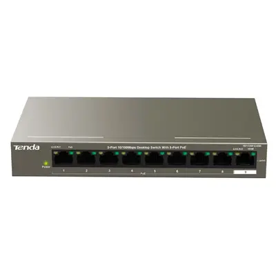 Tenda TEF1109P-8-63W | 9-Port 10/100Mbps Desktop Switch With 8-Port PoE