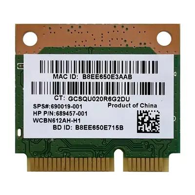 HP 690019-001 | QCWB335 802.11b/g/n + Bluetooth 4.0 Mini PCI-E Wireless Card