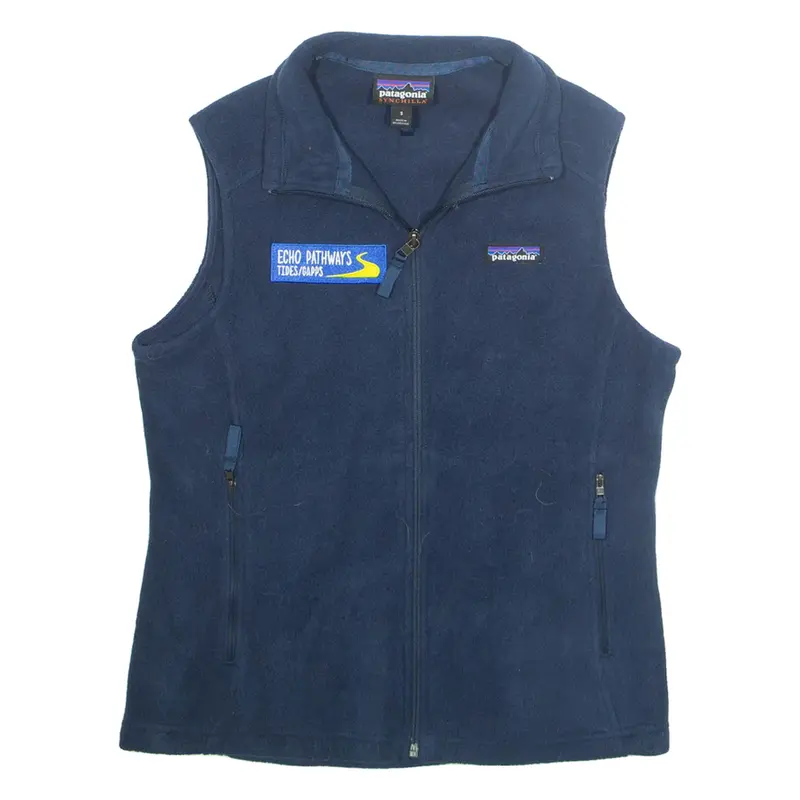 PATAGONIA Mens Fleece Gilet Blue S