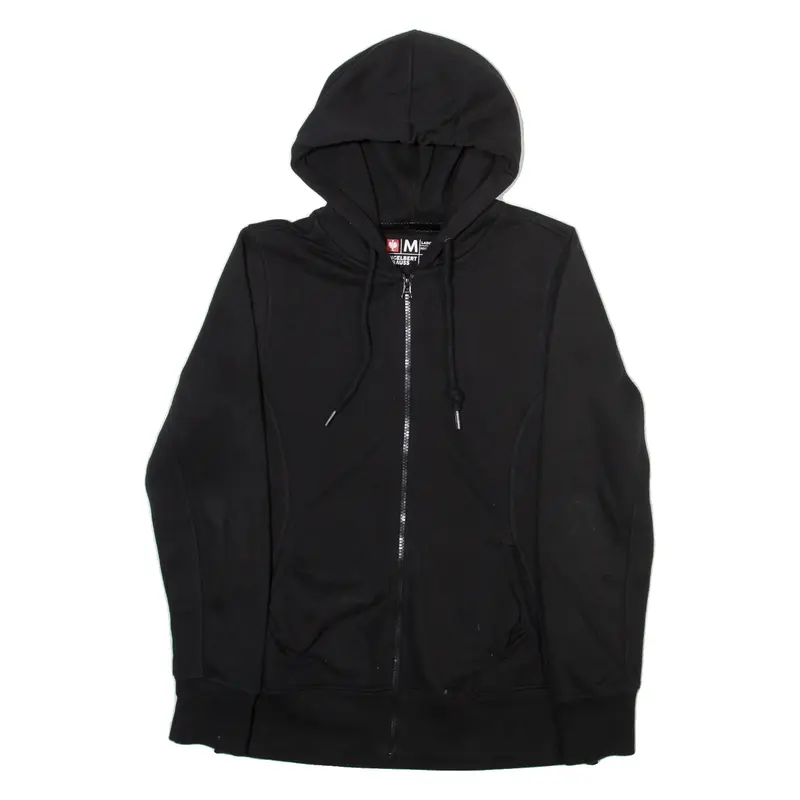 ENGELBERT STRAUSS Womens Black Hoodie Full Zip M