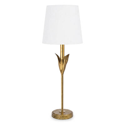 River Reed Buffet Lamp (Antique Gold Leaf)