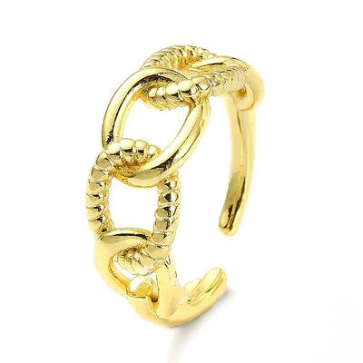 Brass Open Cuff Rings