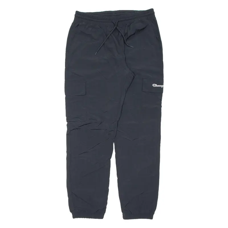 CHAMPION Mens Track Pants Black Tapered XL W31 L32