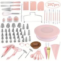 Cake Decorating Tool Set, 36/69/109/207pcs/set Cream Cake Decorations Supplies Pastry Decorating Tools, Kitchen Gadgets Bakin...