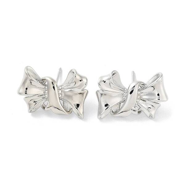 Rack Plating Brass Stud Earring
