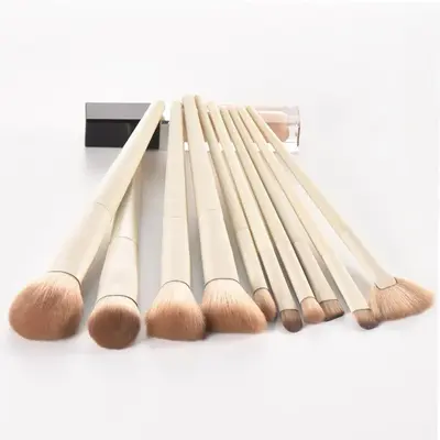 Makeup Brush Set, 10pcs/setĀ Versatile Makeup Brushes for Foundation, Loose Powder, Concealer, Eye Shadow, Blush, Lip Balm, E...