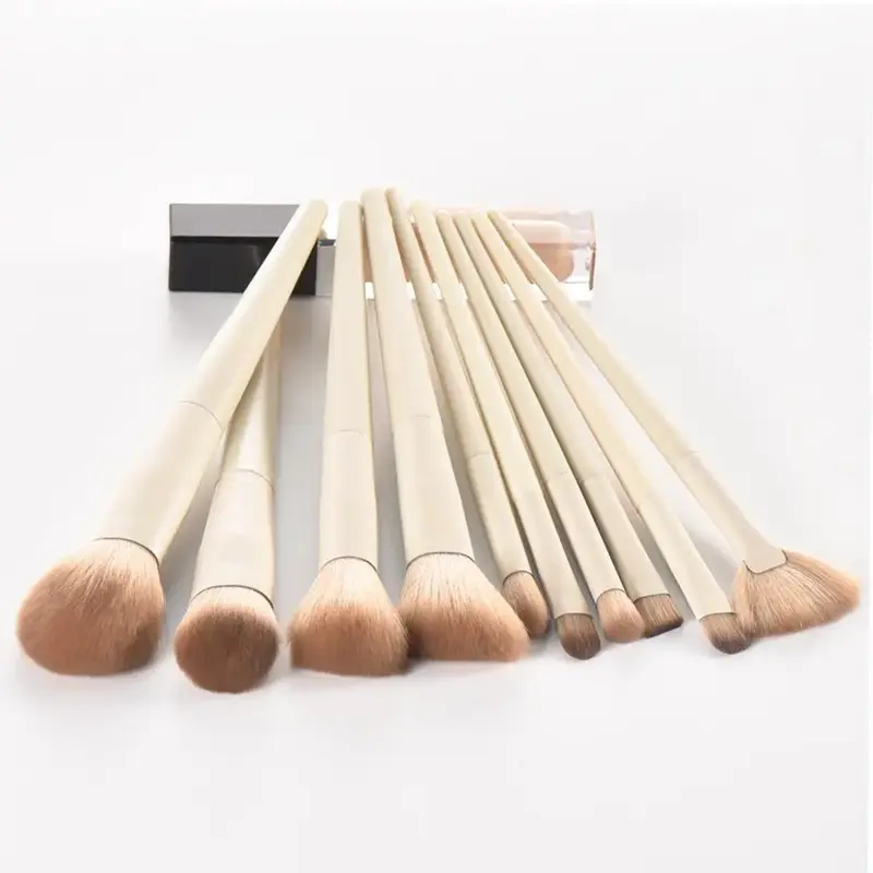 Makeup Brush Set, 10pcs/set Versatile Makeup Brushes for Foundation, Loose Powder, Concealer, Eye Shadow, Blush, Lip Balm, E...