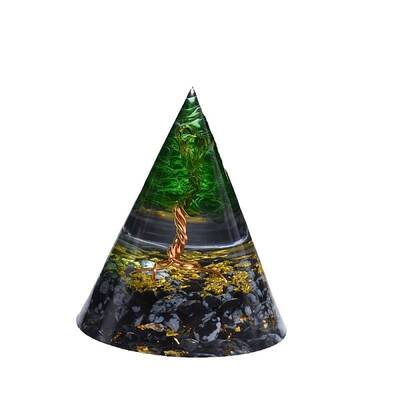 Orgonite Cone Epoxy Resin Display Decorations
